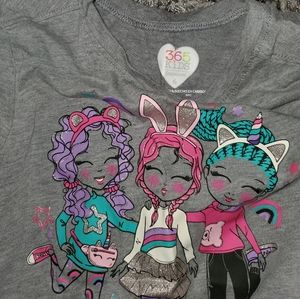 6 Grey character long sleeve shirt